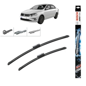 Set stergatoare auto VOLKSWAGEN JETTA IV (162, 163, AV3, AV2) din 2010-2018, Bosch Aerotwin Multi, din cauciuc siliconat rezistent