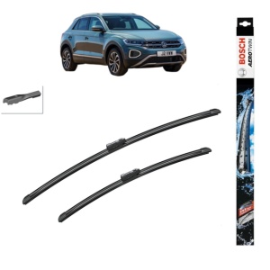 Set stergatoare auto VOLKSWAGEN T-ROC (A11, D11) din 2017-2021, Bosch Aerotwin, din cauciuc siliconat rezistent