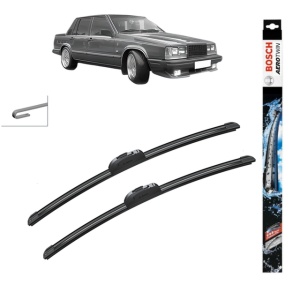 Set stergatoare auto VOLVO 740 (744) din 1983-1992, Bosch Aerotwin Retrofit, din cauciuc siliconat rezistent