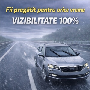 Set stergatoare auto VOLVO V40 Cross Country (526) din 2012-2019, Derby, din cauciuc siliconat rezistent - Img 6
