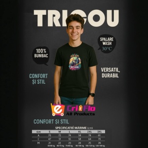 Tricou Drop Beats Not Bombs Design Urban, Copii | Dama | Barbat, culoare negru - Img 6