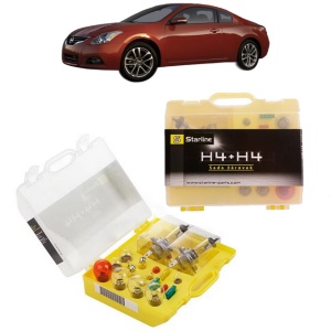 Kit trusa Set becuri H4 compatibila cu ROVER COUPE din 1996-1999, bec far, semnalizare , pozitie, iluminare numar, frana, plafoniera, stop frana