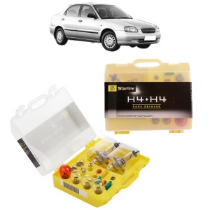 Kit trusa Set becuri H4 compatibila cu SUZUKI BALENO (EG) din 1995-2002, bec far, semnalizare , pozitie, iluminare numar, frana, plafoniera, stop frana