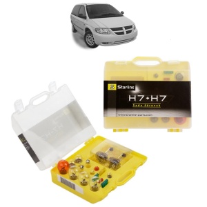 Kit trusa Set becuri H7 compatibila cu CHRYSLER VOYAGER / GRAND VOYAGER IV (RG) din 2000-2008, bec far, semnalizare , pozitie, iluminare numar, frana, plafoniera, stop frana
