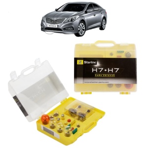Kit trusa Set becuri H7 compatibila cu HYUNDAI GRANDEUR (HG) din 2011-2016, bec far, semnalizare , pozitie, iluminare numar, frana, plafoniera, stop frana