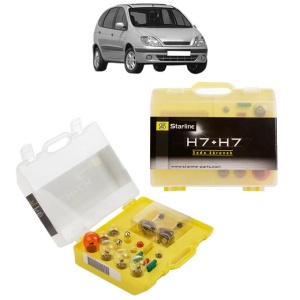 Kit trusa Set becuri H7 compatibila cu RENAULT SCENIC I MPV (JA0/1_, FA0_) din 1999-2003, bec far, semnalizare , pozitie, iluminare numar, frana, plafoniera, stop frana