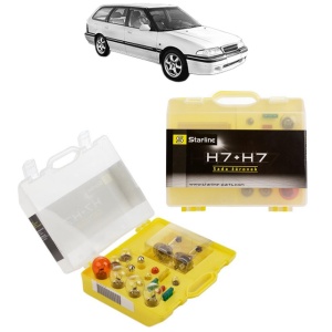 Kit trusa Set becuri H7 compatibila cu ROVER 400 Tourer (XW) din 1993-1998, bec far, semnalizare , pozitie, iluminare numar, frana, plafoniera, stop frana