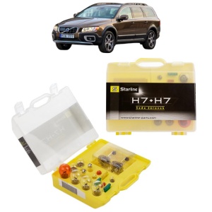 Kit trusa Set becuri H7 compatibila cu VOLVO XC70 II VAN (136) din 2013-2016, bec far, semnalizare , pozitie, iluminare numar, frana, plafoniera, stop frana
