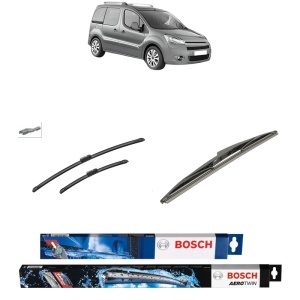 Set 3 stergatoare CITROEN BERLINGO MULTISPACE (B9) din 2008-2021, Bosch Aerotwin, din cauciuc siliconat rezistent