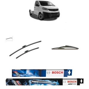 Set 3 stergatoare FIAT SCUDO Platform/Chassis din 2022-2025, Bosch Aerotwin, din cauciuc siliconat rezistent