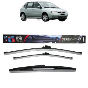 Set 3 stergatoare FIAT STILO VAN (192_) din 2001-2008, Derby, din cauciuc siliconat rezistent