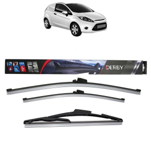 Set 3 stergatoare FORD FIESTA VI Van din 2008-2017, Derby, din cauciuc siliconat rezistent