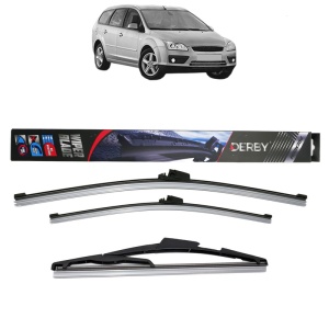 Set 3 stergatoare FORD FOCUS II Turnier (DA_, FFS, DS) din 2004-2012, Derby, din cauciuc siliconat rezistent