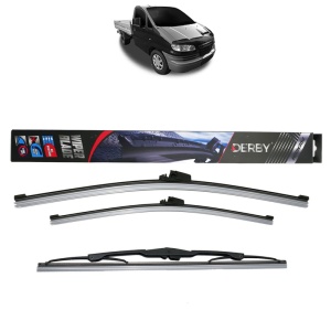 Set 3 stergatoare HYUNDAI H-1 Platform/Chassis din 2000-2006, Derby, din cauciuc siliconat rezistent