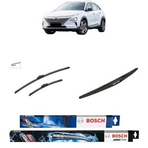 Set 3 stergatoare HYUNDAI NEXO (FE) din 2018, Bosch Aerotwin Retrofit, din cauciuc siliconat rezistent