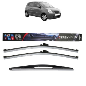 Set 3 stergatoare KIA PICANTO I (SA) din 2004-2011, Derby, din cauciuc siliconat rezistent