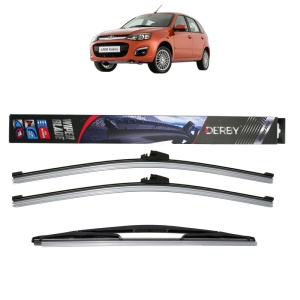 Set 3 stergatoare LADA KALINA II Hatchback (2192_) din 2013-2018, Derby, din cauciuc siliconat rezistent