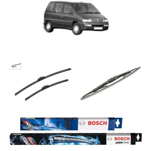 Set 3 stergatoare LANCIA ZETA (22_) din 1995-2003, Bosch Aerotwin Retrofit, din cauciuc siliconat rezistent