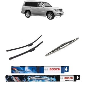 Set 3 stergatoare LEXUS LX (UZJ100) din 1998-2008, Bosch Aerotwin Retrofit, din cauciuc siliconat rezistent