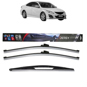Set 3 stergatoare MAZDA 6 Hatchback (GH) din 2007-2013, Derby, din cauciuc siliconat rezistent