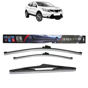 Set 3 stergatoare NISSAN QASHQAI II (J11, J11_) din 2013-2020, Derby, din cauciuc siliconat rezistent