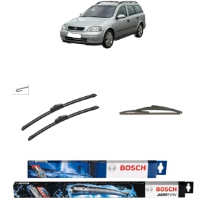 Set 3 stergatoare OPEL ASTRA G CLASSIC Caravan (F35) din 2004-2009, Bosch Aerotwin Retrofit, din cauciuc siliconat rezistent