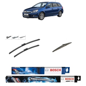 Set 3 stergatoare OPEL ASTRA H CLASSIC Estate (A04) din 2006-2014, Bosch Aerotwin Multi, din cauciuc siliconat rezistent