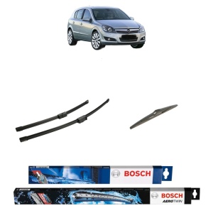 Set 3 stergatoare OPEL ASTRA H CLASSIC Hatchback (A04) din 2009, Bosch Aerotwin, din cauciuc siliconat rezistent