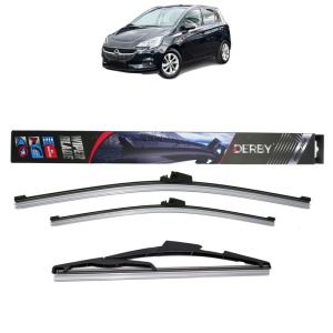 Set 3 stergatoare OPEL CORSA E (X15) din 2014-2019, Derby, din cauciuc siliconat rezistent