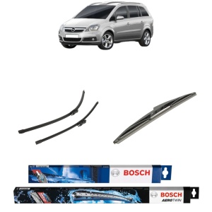 Set 3 stergatoare OPEL ZAFIRA / ZAFIRA FAMILY B (A05) din 2005-2015, Bosch Aerotwin, din cauciuc siliconat rezistent