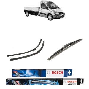 Set 3 stergatoare PEUGEOT EXPERT Platform/Chassis din 2007-2016, Bosch Aerotwin, din cauciuc siliconat rezistent