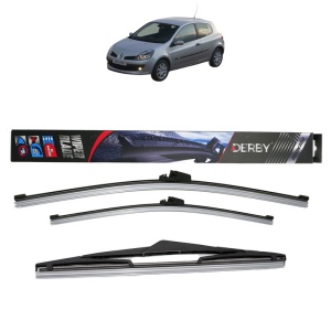 Set 3 stergatoare RENAULT CLIO III (BR0/1, CR0/1) din 2005-2014, Derby, din cauciuc siliconat rezistent
