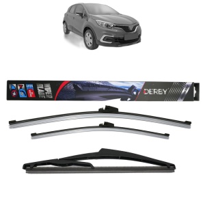 Set 3 stergatoare RENAULT KAPTUR (H5_) din 2016-2021, Derby, din cauciuc siliconat rezistent