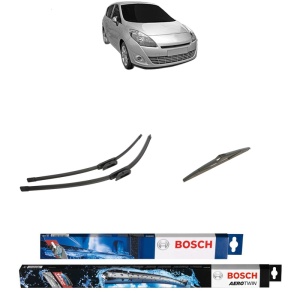 Set 3 stergatoare RENAULT SCENIC III VAN (JZ0/1_) din 2009-2016, Bosch Aerotwin, din cauciuc siliconat rezistent