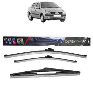 Set 3 stergatoare RENAULT THALIA I (LB_) din 1998-2009, Derby, din cauciuc siliconat rezistent
