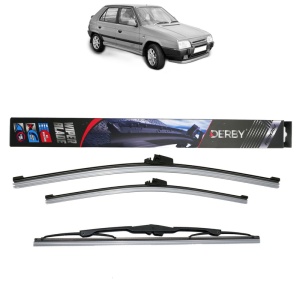 Set 3 stergatoare SKODA FAVORIT (781) din 1989-1994, Derby, din cauciuc siliconat rezistent
