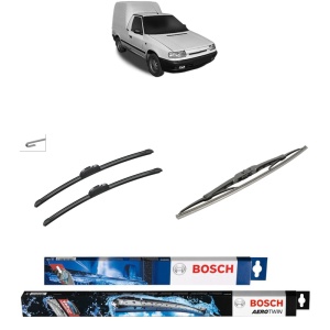 Set 3 stergatoare SKODA FELICIA Cube Van (6U5) din 1995-2000, Bosch Aerotwin Retrofit, din cauciuc siliconat rezistent