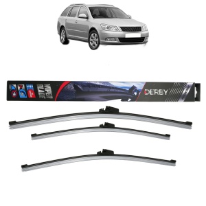 Set 3 stergatoare SKODA OCTAVIA II Combi (1Z5) din 2004-2013, Derby, din cauciuc siliconat rezistent