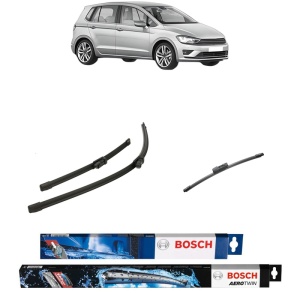 Set 3 stergatoare VOLKSWAGEN GOLF SPORTSVAN VII (AM1, AN1) din 2014-2020, Bosch Aerotwin, din cauciuc siliconat rezistent