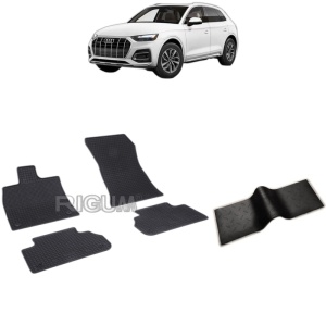 Set 5 covorase auto AUDI Q5 III MHEV FABRICATIE 09.2024 - 2026, cu covoras tunel median, Caroserie SUV