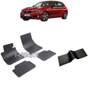 Set 5 covorase auto BMW SERIA 1 F20 din 10.2011 - 06.2019, cu covoras tunel median, Caroserie HATCHBACK 3 USI