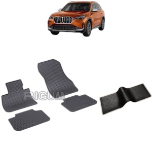 Set 5 covorase auto BMW X1 U11 din 10.2022 - 2026, cu covoras tunel median, Caroserie SUV