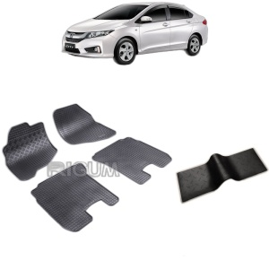 Set 5 covorase auto HONDA CITY IV din 2006 - 2008, cu covoras tunel median, Caroserie SEDAN