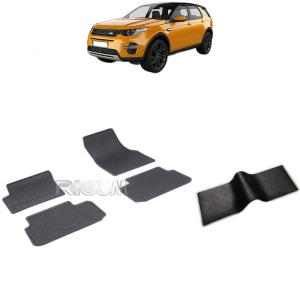 Set 5 covorase auto LAND ROVER DISCOVERY SPORT din 01.2015 - 2026, cu covoras tunel median, Caroserie SUV