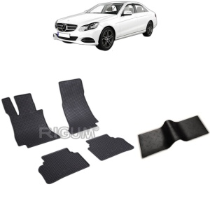 Set 5 covorase auto MERCEDES E-CLASS W213 din 04.2016 - 07.2023, cu covoras tunel median, Caroserie SEDAN