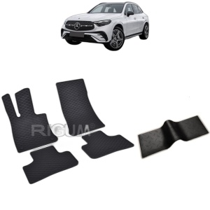 Set 5 covorase auto MERCEDES GLC X254 PHEV FABRICATIE 09.2022 - 2026, cu covoras tunel median, Caroserie SUV