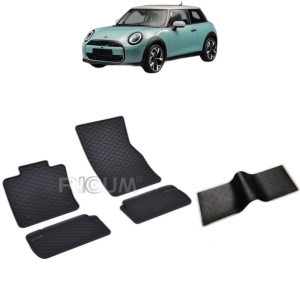 Set 5 covorase auto MINI COOPER IV F66 FABRICATIE 03.2024 - 2026, cu covoras tunel median, Caroserie HATCHBACK