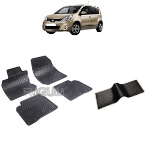 Set 5 covorase auto NISSAN NOTE E11 din 2006 - 09.2013, cu covoras tunel median, Caroserie HATCHBACK