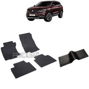 Set 5 covorase auto RENAULT KOLEOS II din 07.2017 - 2026, cu covoras tunel median, Caroserie SUV