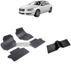 Set 5 covorase auto VOLVO S 80 II din 03.2006 - 09.2016, cu covoras tunel median, Caroserie SEDAN